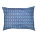 Tucker Murphy Pet™ Campion Stripe Diamonds Cat Bed Designer Pillow Fleece, Polyester in Pink | 14 H x 32.5 W x 42.5 D in | Wayfair