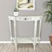 Astoria Grand Briony 34" Console Table Wood in White | 32 H x 34 W x 14 D in | Wayfair F729952A0320441D9BD35667BE8F1288