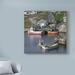 East Urban Home Coastal Shore II by Jim Christensen - Photograph Print on Canvas in Brown/Gray/Green | 14 H x 14 W x 2 D in | Wayfair