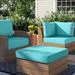 Latitude Run® Larrissa Outdoor Cushion Cover Acrylic in Green/Blue/Brown | 6 H in | Wayfair CK-HB-BARBADOS-17a-ARUBA