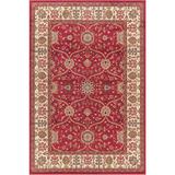 Red 31 x 0.39 in Indoor Area Rug - World Menagerie Edmont Oriental Flatweave Area Rug Polypropylene | 31 W x 0.39 D in | Wayfair