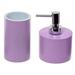 Latitude Run® Parkgate 2-Piece Bathroom Accessory Set Resin, Wood in Indigo | Wayfair Gedy YU581-79