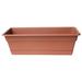 Ebern Designs Johann Plastic Window Box Planter Plastic in Brown | 5.8 H x 18 W in | Wayfair 691B4775A1D548AF8437FED4E0F726E8