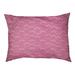 Tucker Murphy Pet™ Chelan Lined Chevrons Indoor Dog Pillow Polyester in Pink | 7 H x 39.5 W x 25.9 D in | Wayfair A845566C9D2E4BD692B66B194722CF4E