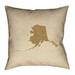 Ivy Bronx Austrinus Alaska Canvas in, Spun Polyester/Euro Pillow Polyester/Polyfill blend in Yellow | 26 H x 26 W in | Wayfair IVBX4255 43871260