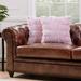 Mercer41 Koenraad Square Pillow Cover Faux Fur in Pink | 18 H x 18 W x 1 D in | Wayfair BDE2F42BB5B44691AF079B14600BD354