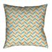 Latitude Run® Avicia Throw Pillow Linen in Orange/Blue | 18 H x 18 W x 3 D in | Wayfair 7A1A15404C0346EA9CA44F4CA13BC561