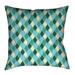 Latitude Run® Avicia Pillow Cover Leather/Suede in Green/Blue | 20 H x 20 W in | Wayfair 69D9D1AEBCA8416996CCB480A8C30ABB