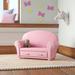 Zoomie Kids Club Chair Faux Leather in Pink | 22.12 H x 33 W in | Wayfair 2A1C848979584BB58420C409C4131D4E
