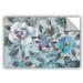 Winston Porter Twilight Flowers Crop Removable Wall Decal Vinyl in Blue/Gray | 8 H x 12 W in | Wayfair 2nai102a0812p