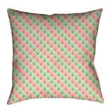 Latitude Run® Avicia Pillow Cover Cotton in Pink/Green | 18 H x 18 W in | Wayfair 57B6F065887C4450A2D986423CA84E30