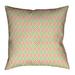 Latitude Run® Avicia Indoor/Outdoor Throw Pillow Polyester/Polyfill blend in Green/Yellow | 20 H x 20 W x 3 D in | Wayfair