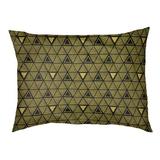 Tucker Murphy Pet™ Chen Hand Drawn Triangles Indoor Dog Pillow Metal in Red | 7 H x 12 W x 7 D in | Wayfair 381997A6C72B4C5A8E537D781B0BFBCC