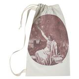 East Urban Home Red Vintage Goddess Laundry Bag Fabric in Gray/Brown | 64 H in | Wayfair 0F715EE9405E477D8EE44DE08EC55904