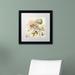 Winston Porter 'Marche de Fleurs III' Framed Painting Print Canvas | 11 H x 11 W x 0.5 D in | Wayfair WAP0201-B1111MF