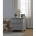 Harriet Bee Onna 2 Drawer Nightstand, Metal in Gray | 25 H x 25 W x 16 D in | Wayfair DB8CDE1A55FF4D0E9ABA44E288C28883