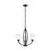 Darby Home Co Irvona 3 - Light Shaded Classic/Traditional Chandelier Metal in Brown | Wayfair 94F6B458F3B6423581923436E6EA188F