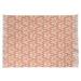 Orange/White 54 x 1 in Area Rug - East Urban Home Mcguigan Koi Fish & Waves Orange/Beige Area Rug Chenille | 54 W x 1 D in | Wayfair