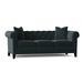 Willa Arlo™ Interiors Caspar 82" Velvet Rolled Arm Chesterfield Sofa w/ Reversible Cushions | 30 H x 82 W x 38 D in | Wayfair