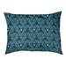 Tucker Murphy Pet™ Chen Hand Drawn Triangles Outdoor Dog Pillow Polyester in Blue | 6 H in | Wayfair 75BADF9A5D184971AAD1C3FD3F1569C0