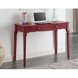 Lark Manor™ Sergei Desk Wood in Red | 30 H x 42 W x 19 D in | Wayfair 5A1474FC98AA4755B631302E62C13C18