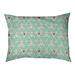 Tucker Murphy Pet™ Chen Hand Drawn Triangles Outdoor Dog Pillow Polyester in Orange | 7 H x 27.56 W x 19.7 D in | Wayfair