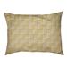 Tucker Murphy Pet™ Cheng Basketweave Stripes Indoor Dog Pillow Metal in Yellow | 6.5 H x 40 W in | Wayfair 683F5AB1CF834165860CCB49CF36F79E