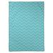 East Urban Home Classic Hand Drawn Chevron Pattern Fleece Blanket Microfiber/Fleece/Microfiber/Fleece in Blue | 50 W in | Wayfair