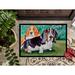 Winston Porter Surgoinsville Basset Hound Double Trouble Non-Slip Indoor Door Mat Synthetics | 18 W x 27 D in | Wayfair