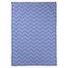 East Urban Home Classic Hand Drawn Chevron Pattern Fleece Blanket Microfiber/Fleece/Microfiber/Fleece in Blue | 50 W in | Wayfair