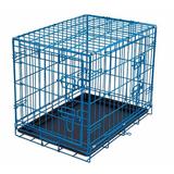 Tucker Murphy Pet™ Abrams Medium Internet's Best Steel Foldable Wire Dog Pet Crate in Blue | 19.5 H x 17 W x 24 D in | Wayfair