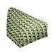 East Urban Home Classic Skyscrapers Bean Bag Cover Polyester/Fade Resistant/Scratch/Tear Resistant in Green/Brown | 38 H x 42 W x 29 D in | Wayfair