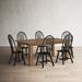 Birch Lane™ Makira Dining Set Wood in Black | 30 H in | Wayfair EE13DA09C799411C981DCF9E4F5EF29B