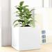 Wade Logan® Fibeglass Reinfored Plastic Planter Box Fiberglass in White | 28 H x 28 W x 28 D in | Wayfair 2495E2A1956842119D12A71DBCB6CF82