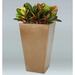 World Menagerie Cathal Pot Planter Plastic in Orange | 30 H in | Wayfair C17251BD20E94AF38A001114C043F813