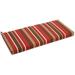 Winston Porter Monserrat Indoor/Outdoor Bench Cushion Polyester in Red/Black/Brown | 3 H x 45 W in | Wayfair 945X19-REO-33