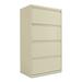 Alera® 4-Drawer Vertical filing cabinet Metal/Steel in Brown | 54 H x 30 W x 19.25 D in | Wayfair ALELF3054PY