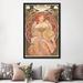 Winston Porter Reverie by Alphonse Mucha by Alphonse Mucha - Gallery-Wrapped Canvas Giclée Print Canvas, in Brown/Green/Orange | Wayfair