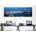 Ebern Designs Panoramic Boats Moored at a Harbor San Diego, California Photographic Print on Canvas in Black/Blue/White | Wayfair
