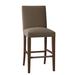 Fairfield Chair Clark 30" Bar Stool Wood/Upholstered in Black/Brown | 45.5 H x 19.5 W x 23 D in | Wayfair 1015-07_ 9953 35_ Walnut