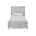 Sand & Stable™ Baby & Kids RUSTIC Solid Wood Platform Bed Wood in Gray/White | 46 H x 43 W x 86 D in | Wayfair 7CE98CD0CE454A45B6FCC76601D5CEB7