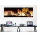 Ebern Designs Hotels in a City Lit up at Night, The Strip, Las Vegas, Nevada, USA #2 - Wrapped Canvas Print Canvas in Black/Brown/Green | Wayfair