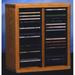 Rebrilliant 40 CD Multimedia Tabletop Storage Rack Wood/Solid Wood in Brown | 14.25 H x 12.75 W x 6.75 D in | Wayfair