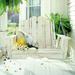 Rosecliff Heights Wyton Porch Swing Wood in White | 38 D in | Wayfair 8297D9086909441C930BCDDFDCA17FC2