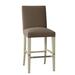 Fairfield Chair Clark 30" Bar Stool Wood/Upholstered in Black | 45.5 H x 19.5 W x 23 D in | Wayfair 1015-07_ 9953 10_ Hazelnut