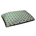 Tucker Murphy Pet™ Byrge Hexagons Triangles Dog Bed Pillow Polyester/Metal in Green/Black | 7 H x 50 W x 40 D in | Wayfair