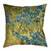 East Urban Home Mcguigan Gold Ombre Art Deco Pillow - Faux Linen Polyester/Polyfill/Linen | 20 H x 20 W x 3 D in | Wayfair