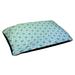 Tucker Murphy Pet™ Byrge Hexagons Triangles Dog Bed Pillow Metal in Green/Blue | 7 H x 50 W x 40 D in | Wayfair B073EA7A81614F148D394DD19F690106
