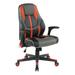 Orren Ellis Fatimata Gaming Chair Faux Leather/Upholstered in Black | 44.25 H x 28.5 W x 26.5 D in | Wayfair 66F293FA1A304159B781F687502D0F8A