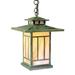 Millwood Pines Ickes 1-Light Outdoor Hanging Lantern Glass in Gray | 12.25 H x 8.75 W x 8.75 D in | Wayfair B9D2A747F1854496A2E55E5444D1B645